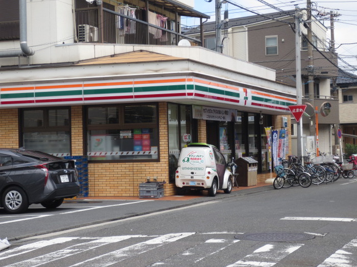 コンビニ　セブンイレブン川崎四谷上町店（コンビニ）まで385m