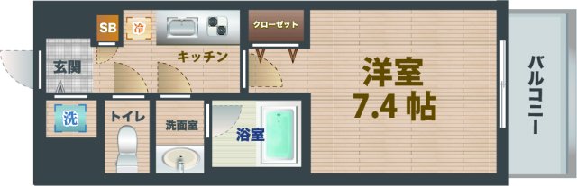 西武池袋線 練馬駅 徒歩4分 14階建 築12年の間取り写真