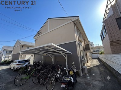 建物外観　防犯カメラ付きでセキュリティ安心です！