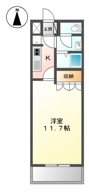 ＪＲ両毛線 足利駅 徒歩33分 2階建 築22年の間取り写真