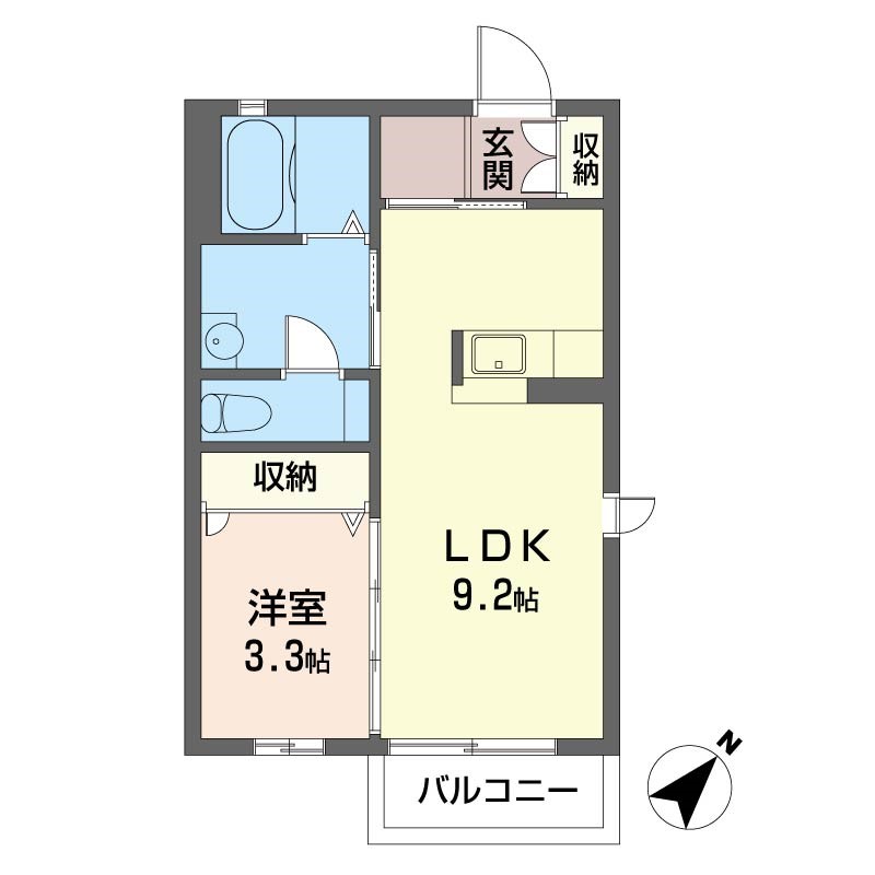 グレイスN.K　Iの間取り