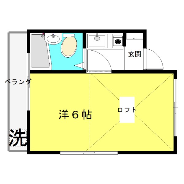 川口市南前川のアパートの間取り