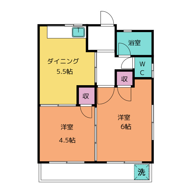 【ピアリー琴が丘の間取り】