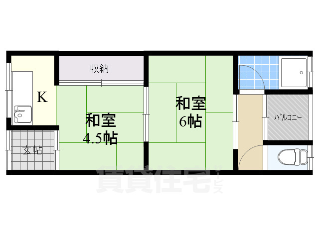 西辻野里文化の間取り