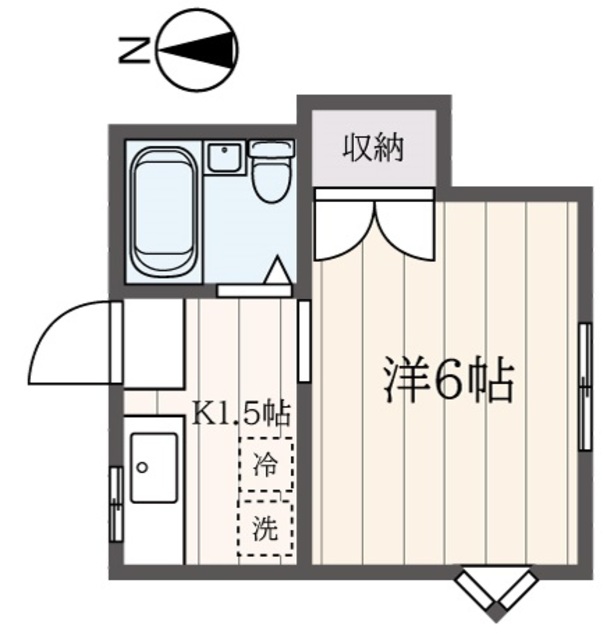 グレース秀和Ａの間取り