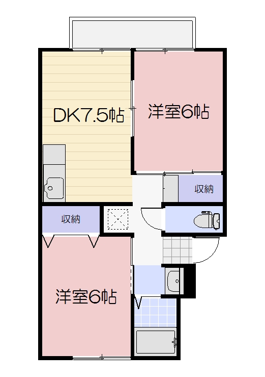 サンパティック原尾島の間取り