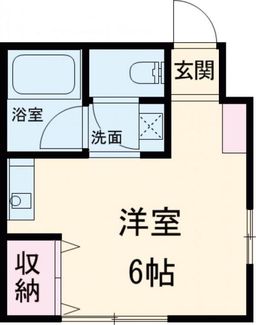 東京都多摩市和田（アパート）の賃貸物件の間取り