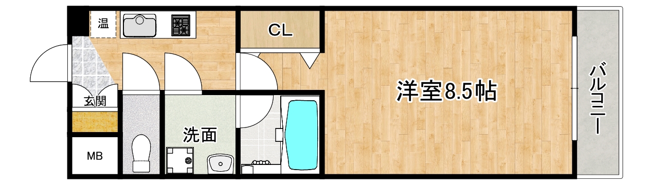 ロアール神戸住吉の間取り