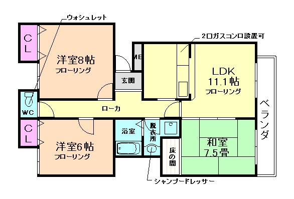 ラピュタの間取り