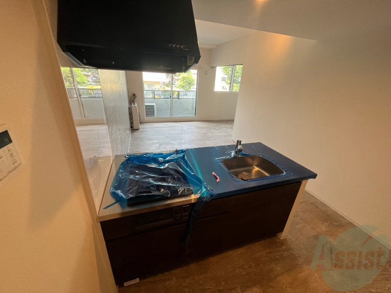 キッチン　システムキッチンなので、すぐお料理に使えます！