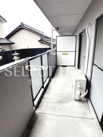 バルコニー　広々としたバルコニーです