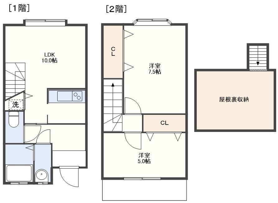 フラワーベル田中の間取り