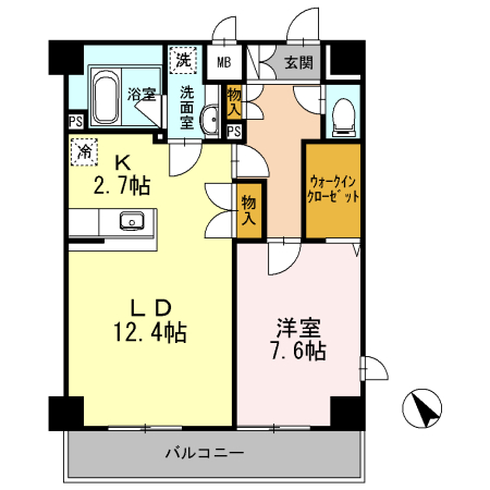 クレストスクエアの間取り