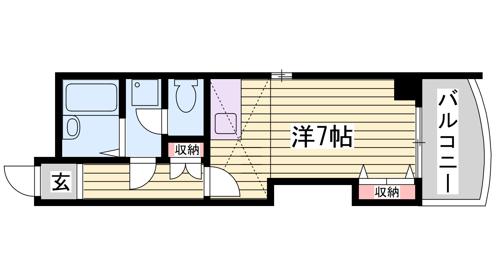 リゾティ城南の間取り