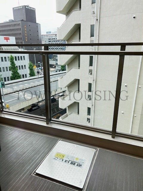 【品川区西五反田のマンションのバルコニー】