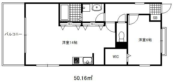 ジュネス灘南の間取り