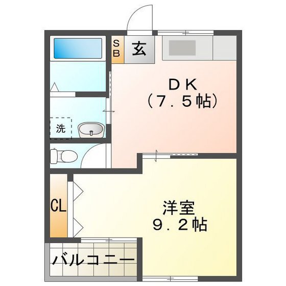 ダイムコーポ大池IIの間取り