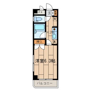 【八王子市小比企町のマンションの間取り】