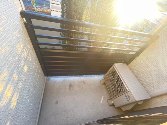 バルコニー　※別部屋の写真です
