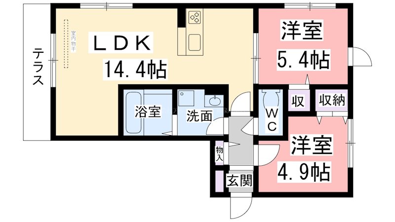 はなあずみ-9の間取り