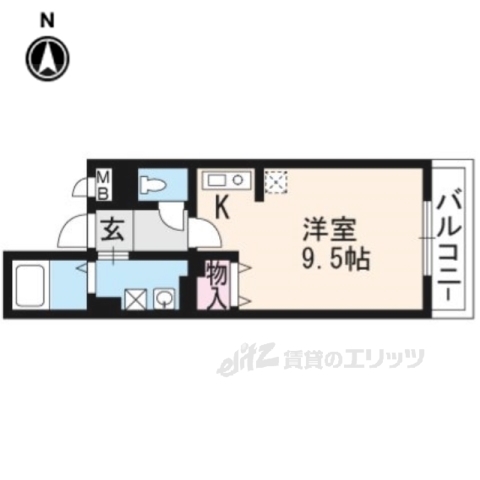 サンライト西京極の間取り