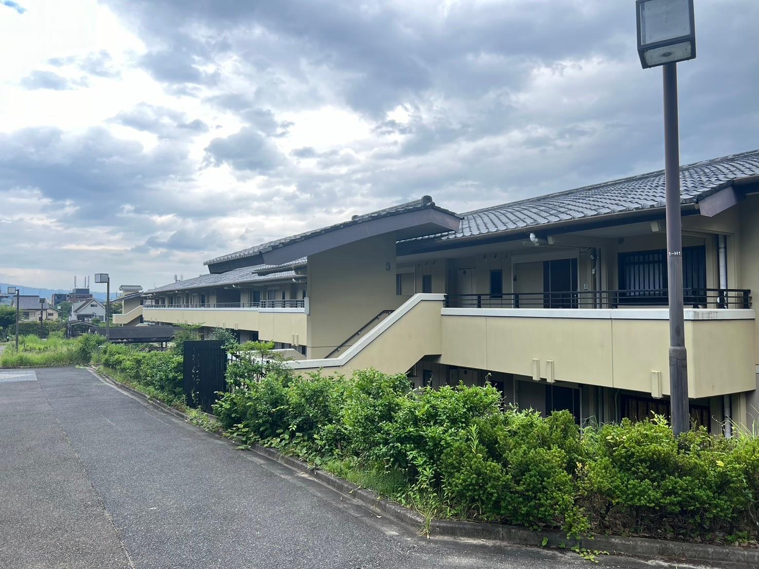 嵯峨市営住宅の建物外観