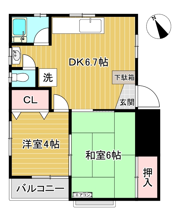 富士ハイムの間取り