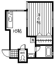 プチメゾン福田の間取り