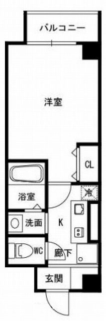 神戸市須磨区寺田町のマンションの間取り