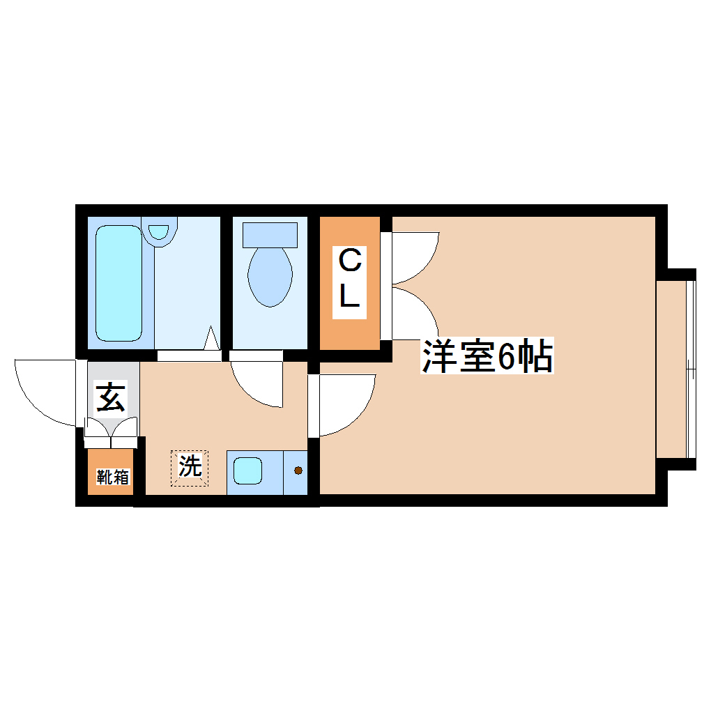 ベルシティ東仙台の間取り