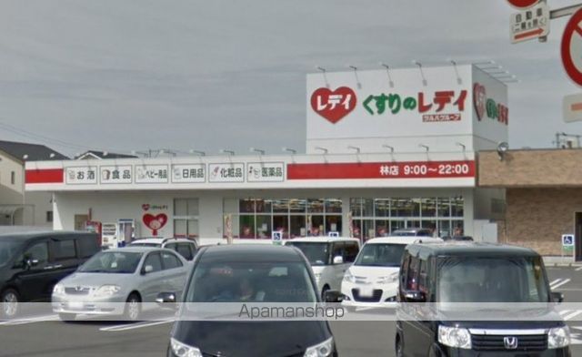 ドラックストア　くすりのレデイ林店（ドラッグストア）まで759m
