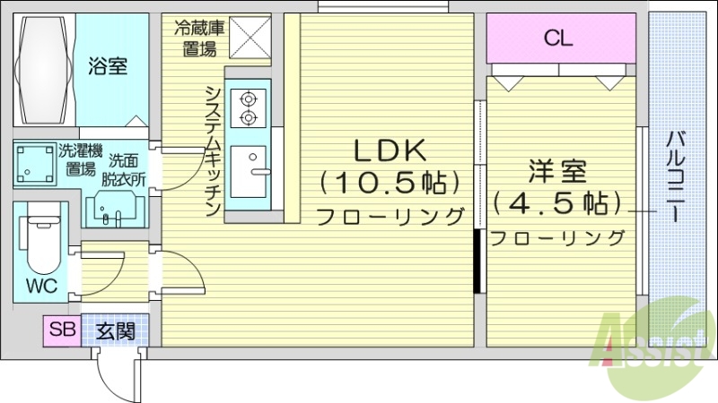 STRAHLの間取り