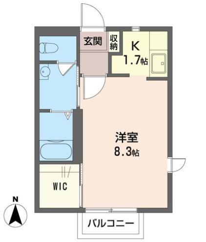 さいたま市中央区大字下落合のアパートの間取り