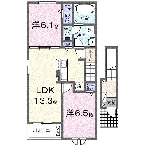 スピカ８６７　IIの間取り