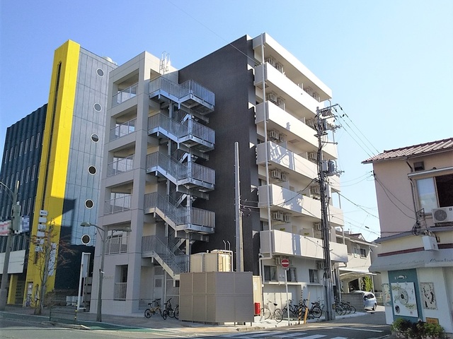 【ミモザヒルズ古町の建物外観】