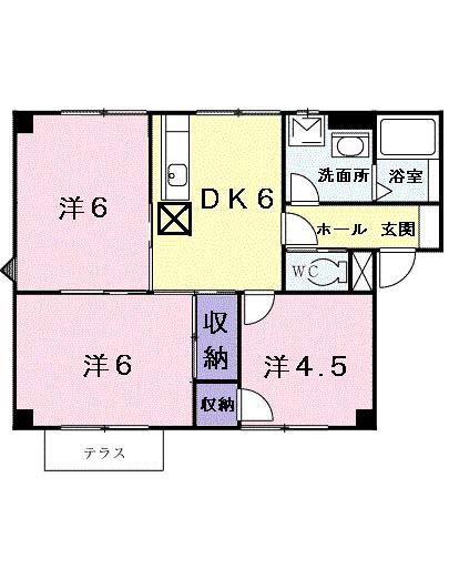 ファミール本田Iの間取り