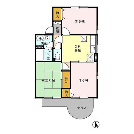 スマイルコート　３番館の間取り