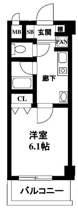 レスター夙川の間取り