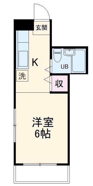 加須市川口のアパートの間取り