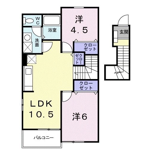 木之元壱番館の間取り