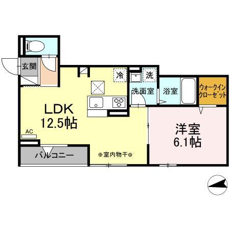 ルリアン東堀切の間取り