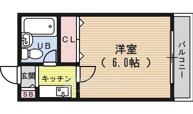 シティーコーポ円町の間取り