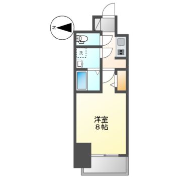 名古屋市中村区太閤のマンションの間取り