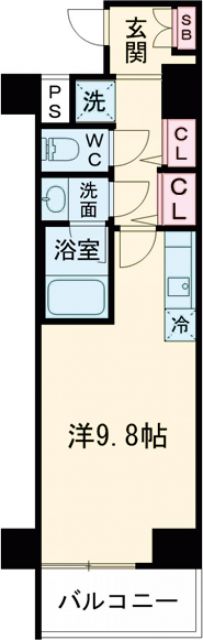 杉並区善福寺のマンションの間取り