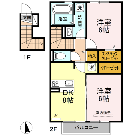 パストラル　Cの間取り