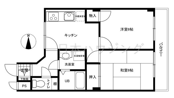 プロムナード大倉山の間取り