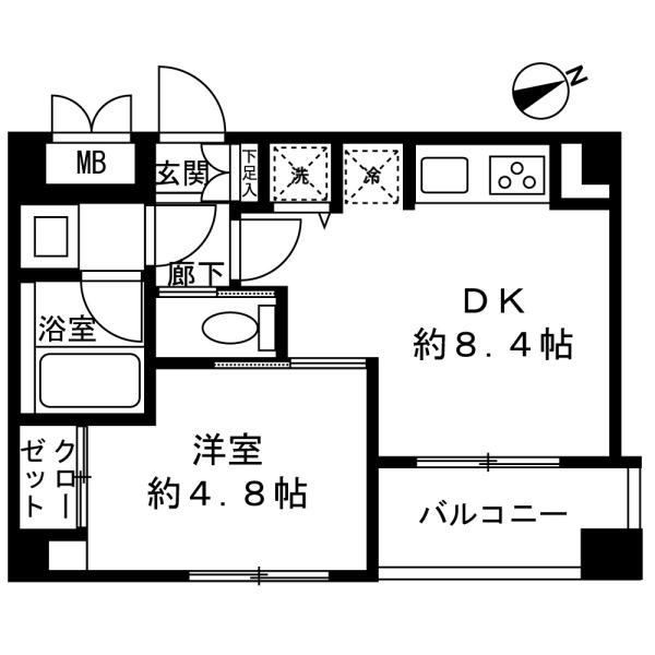 レヴィ亀戸の間取り