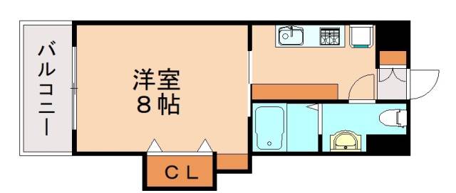 北九州市八幡西区黒崎のマンションの間取り