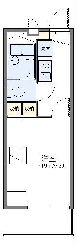 レオパレスサンハマチの間取り