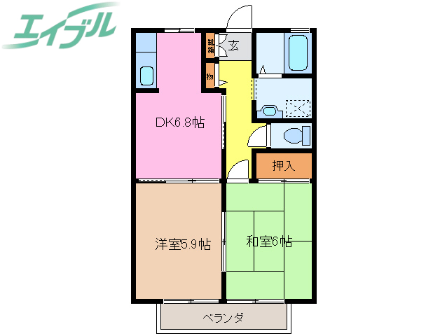 コンフォールの間取り